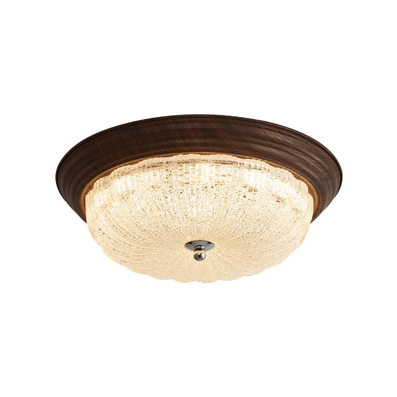 Celestia Modern Walnut Wood Ceiling Light Fixture - Elegant Dining Room & Bedroom Lighting for Home Decor