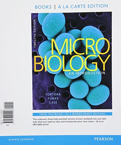 Microbiology: An Introduction 12th Edition by Gerard J. Tortora - Loose-Leaf Textbook with MasteringMicrobiology eText Access Card (2015) | Perfect for College Students & Microbiology Lab Professionals | Study Guide & Exam Prep Resource