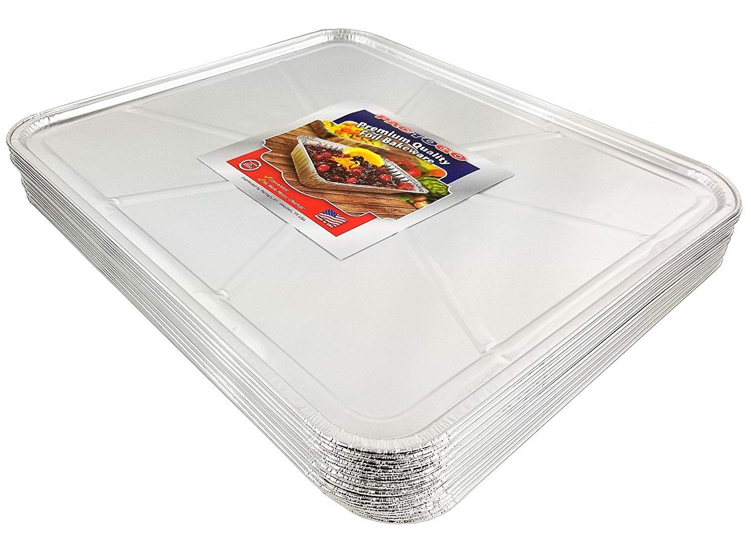 Pactogo Disposable Aluminum Foil Oven Liners 18.5
