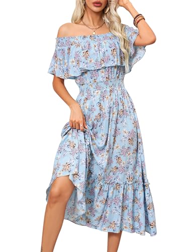 Lightblue Floral