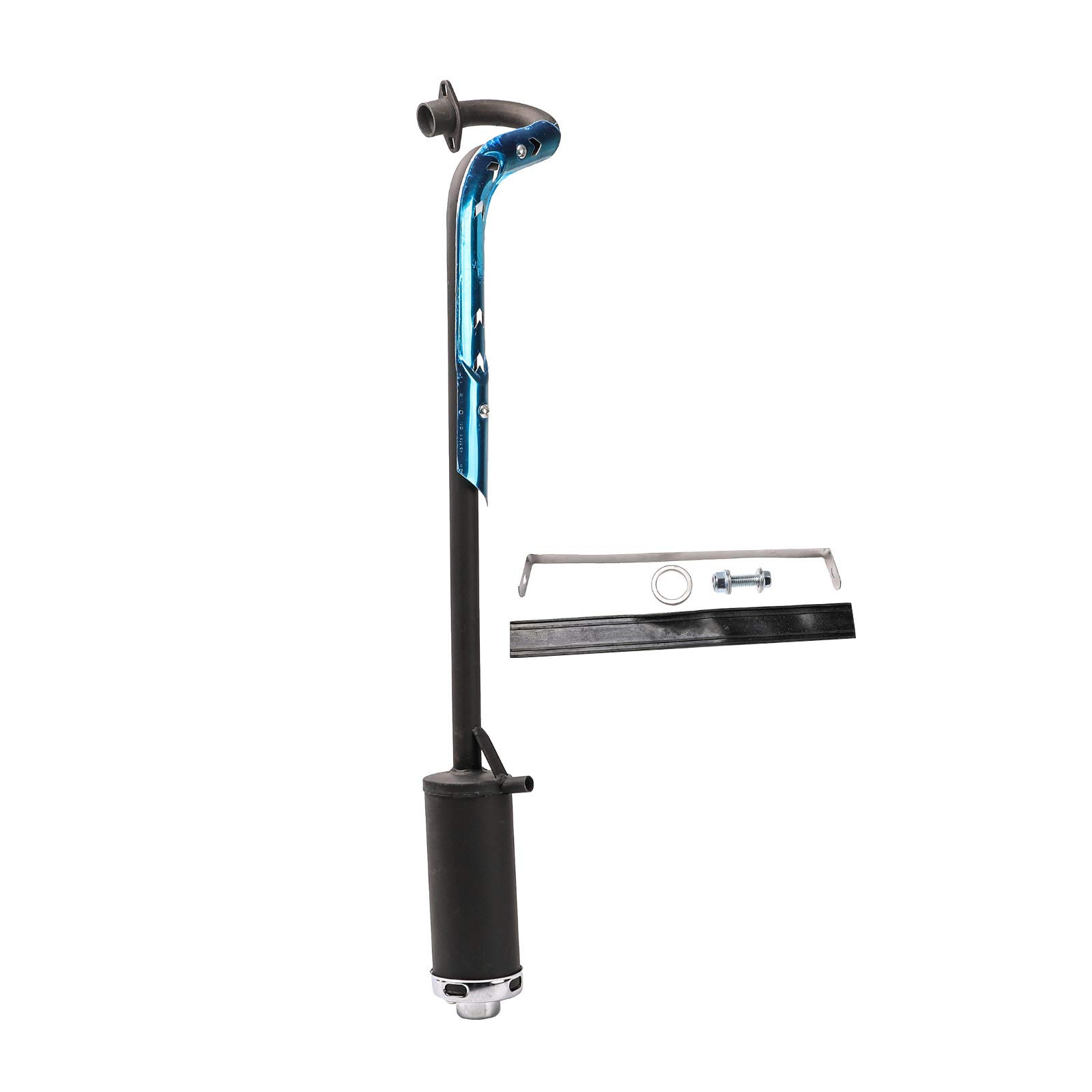 High-Performance 28mm Pit Dirt Bike Muffler Exhaust Pipe - Compatible with 70cc 110cc 125cc Dirt Bikes - Enhances Power & Sound - Perfect for Off-Road Racing & Trail Riding