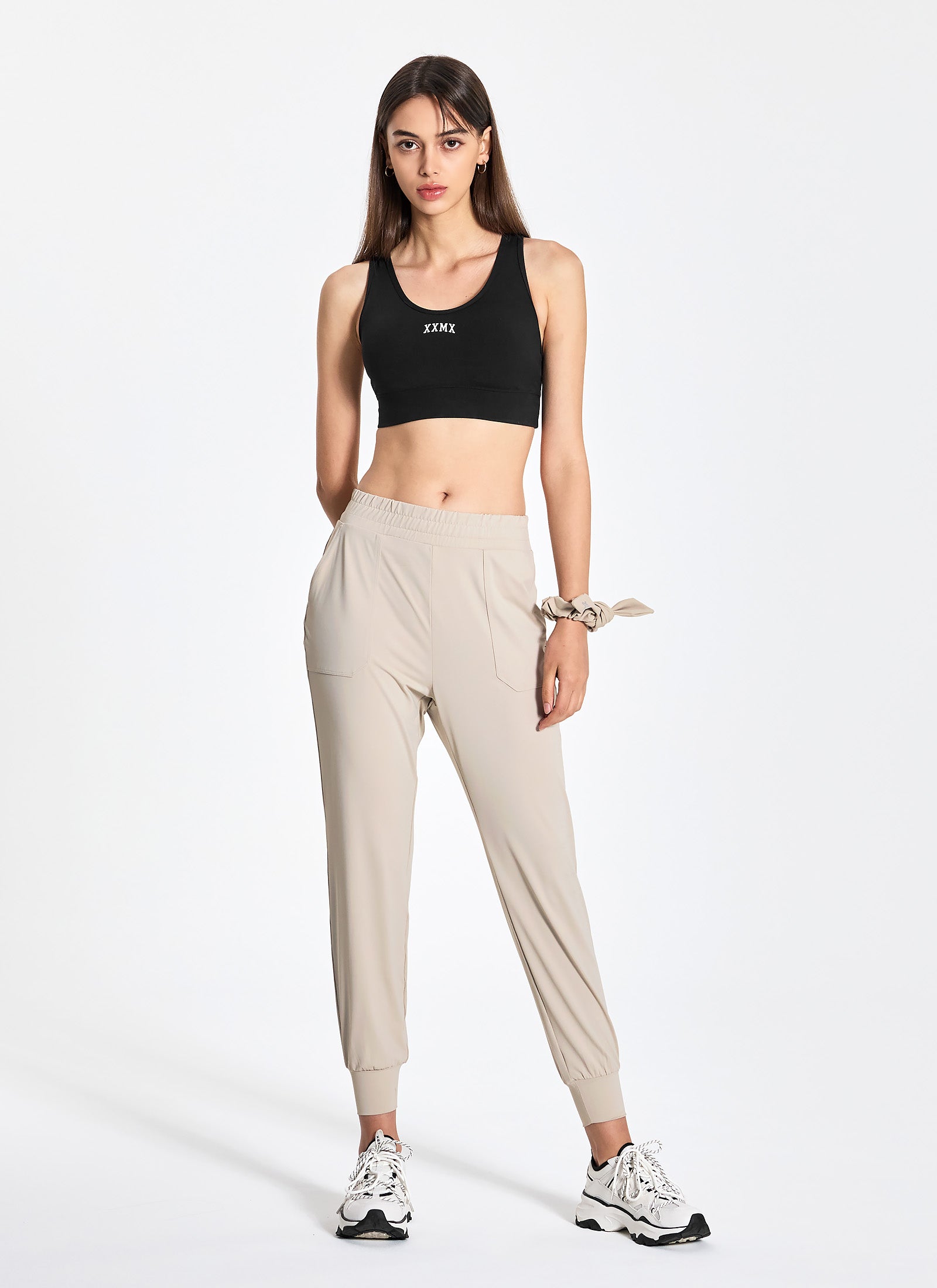 Medium Feather In Band Jogger Pants - Women's Lightweight Athletic Lounge Pants for Yoga, Running & Casual Wear