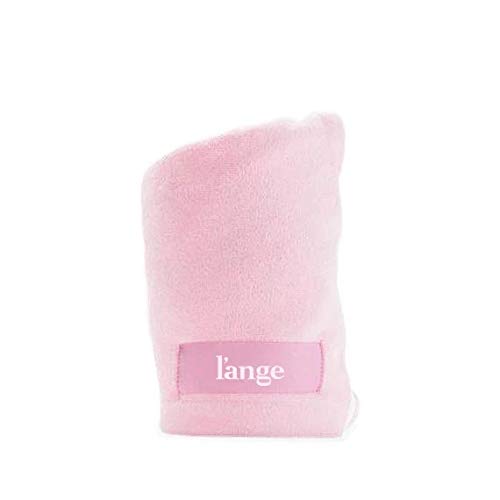 L'ANGE HAIR Microfiber Hair Wrap Towel - Quick Dry & Frizz Free Hair Towel for Curly, Long & Short Hair - Soft Absorbent Hair Turban for Shower, Sleep & Styling - Pink Hair Towel for Women & Men