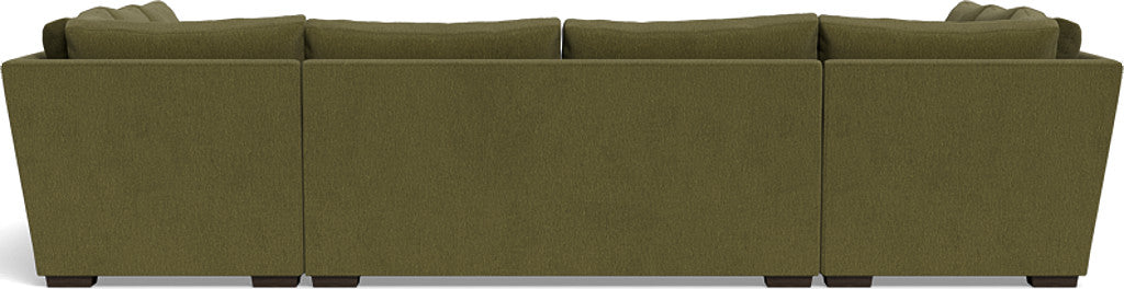 Modern Mesa 154 Condo U-Shaped Sectional Sofa - Comfortable L-Shaped Couch for Living Room, Family Room & Small Spaces