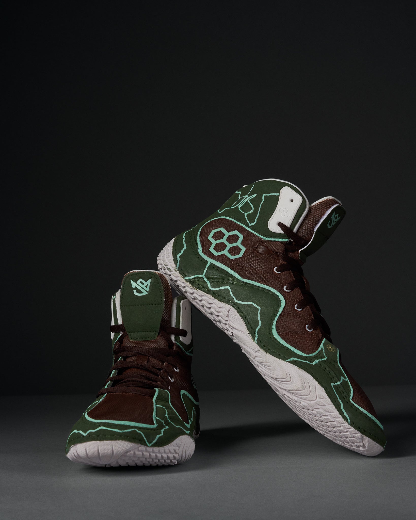 RUDIS JB1 X TKUSTOMS Wrestling Shoes Size 10.5 - High-Performance for Training & Competition - Perfect for Wrestlers & Athletes