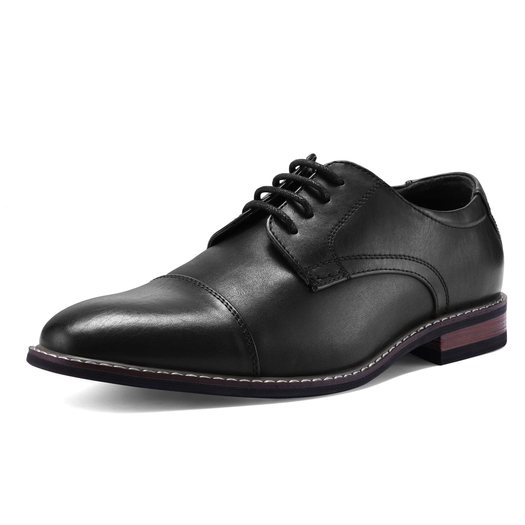 Men's Dress Shoes Formal Business Classic Lace Up Wingtip Oxford Shoes - Premium Leather Business Attire for Office, Wedding & Special Occasions