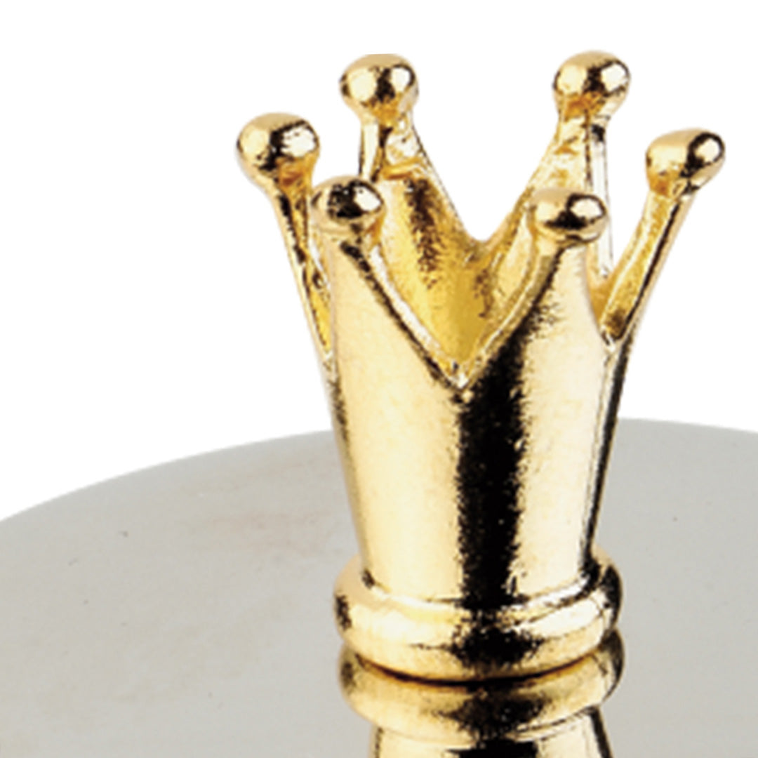 Elegant Crown Keepsake Box for Jewelry & Treasures - Perfect for Wedding Gifts, Memory Storage & Home Decor