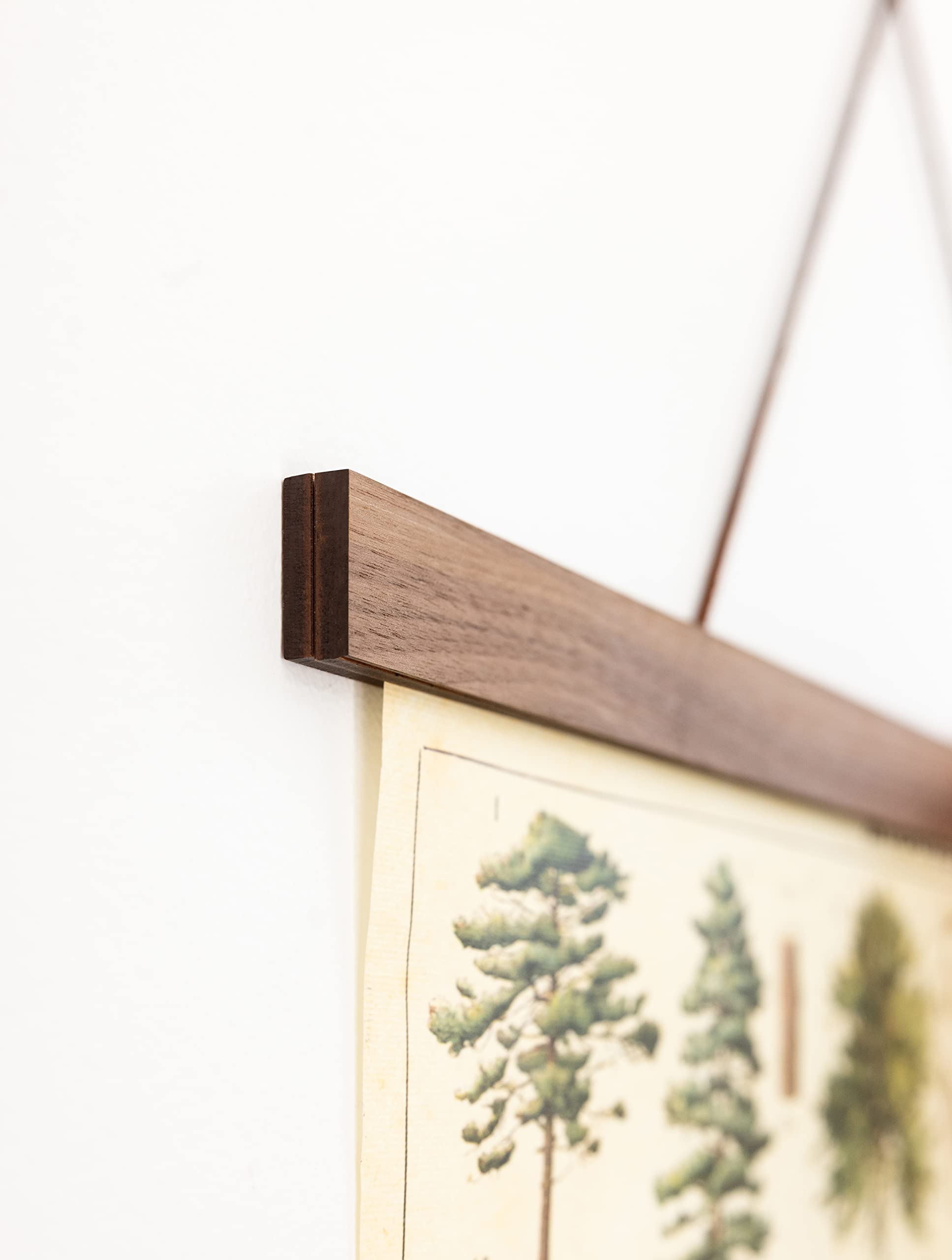 Magnetic Poster Hanger Frames 12x18 & 18x24 - Wall Art Display for Canvas & Tapestry - Easy Hanging Solution