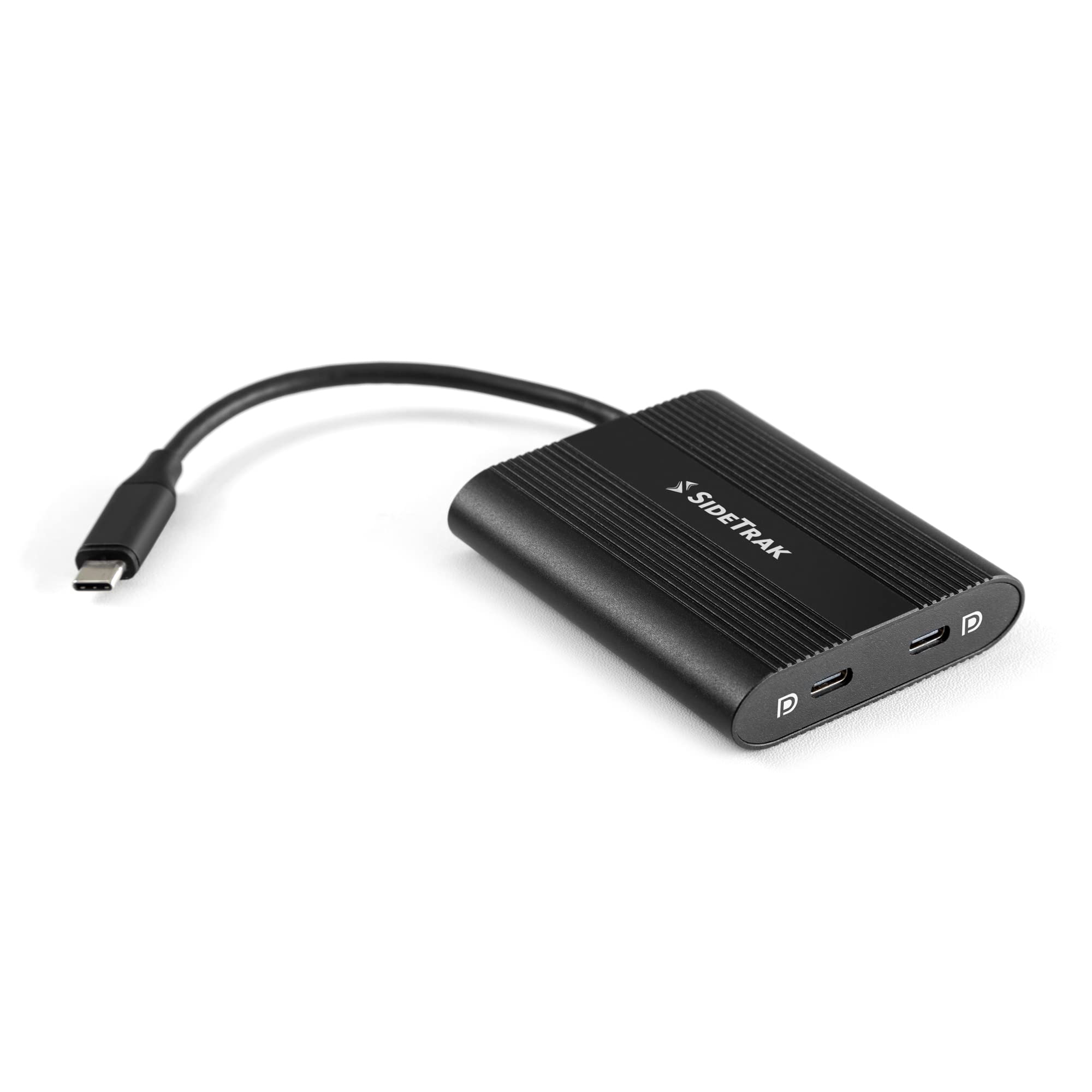 SideTrak USB-C Hub Adapter - 7-in-1 Aluminum USB Type C Hub with Pass-Through Charging | Compatible with SideTrak Solo & Swivel Triple Screen Monitors | Not for Mac OS | Perfect for Business Travel, Home Office & Multi-Monitor Workstations