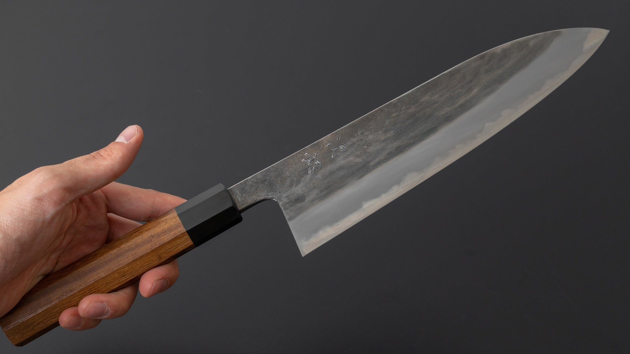 Premium Jiro Tsuchime Wa Gyuto 225mm Japanese Chef Knife with Taihei Tagayasan Handle - Perfect for Sushi, Meat Cutting & Professional Kitchen Use