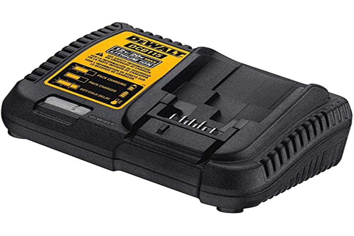 DEWALT 20V MAX* Lithium-Ion Battery Charger (DCB115) - Fast Charging for Power Tools, Ideal for Construction Sites & DIY Projects