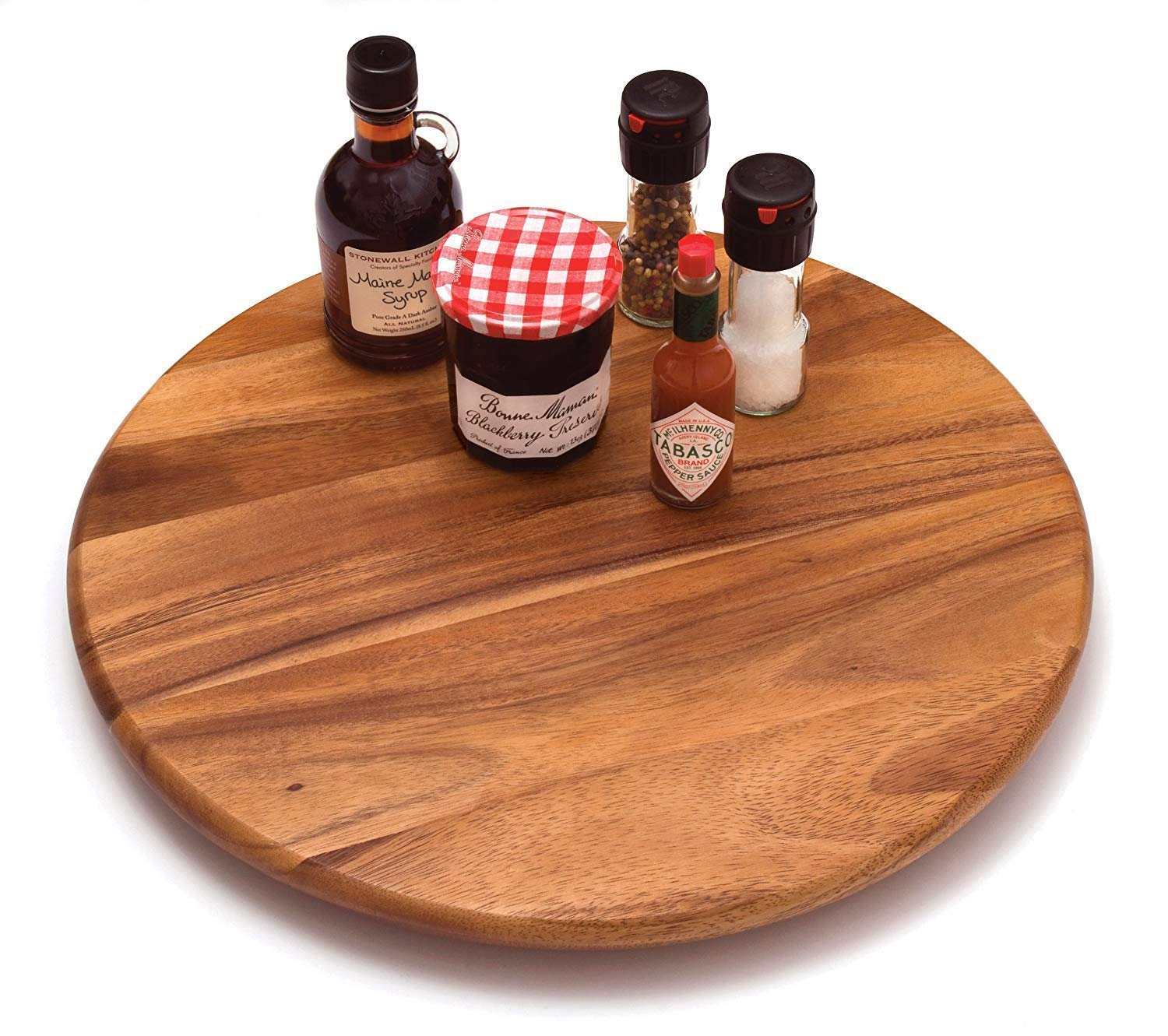 Bison Lazy Susan Turntable - Western Rustic Home Decor for Hunting & Camping Gifts