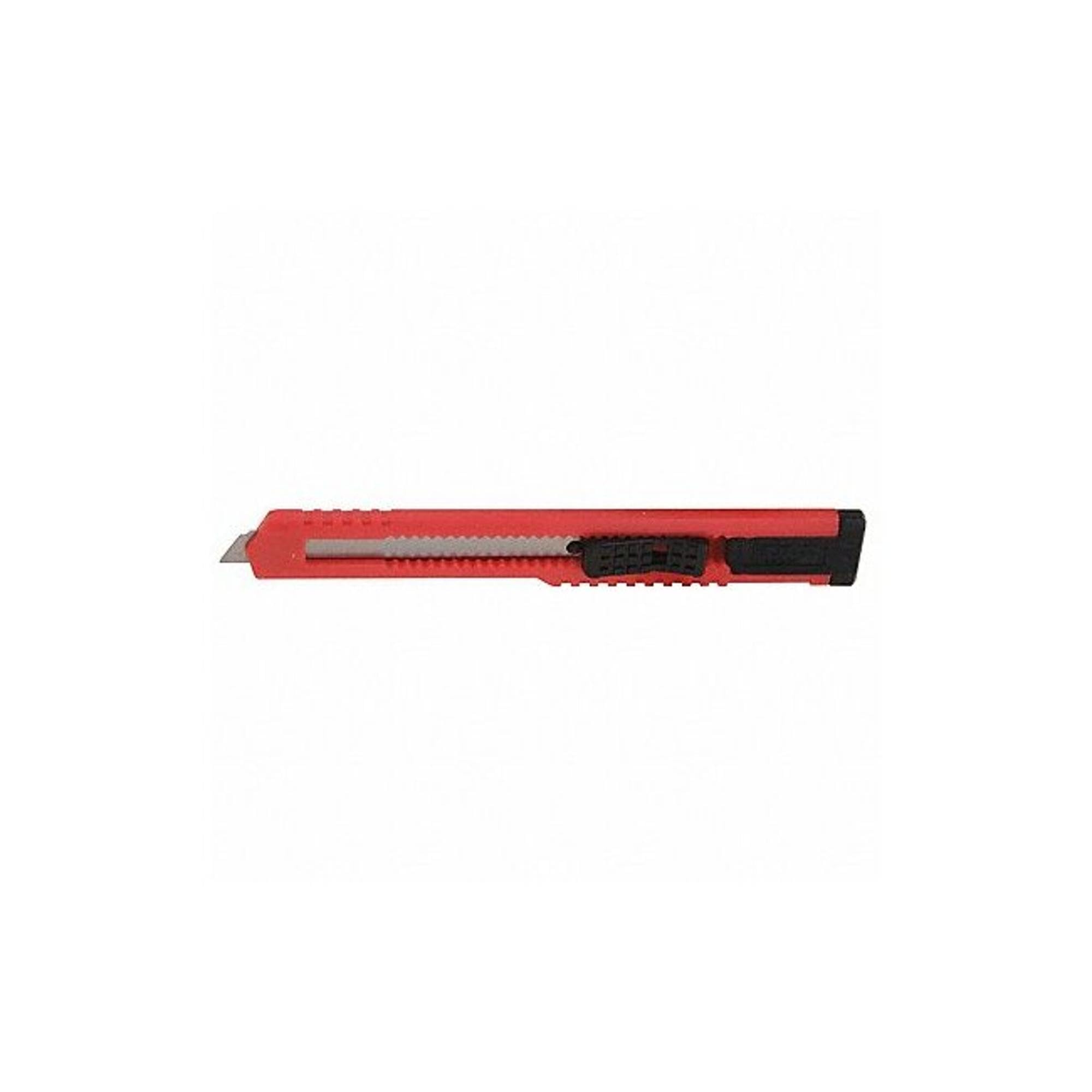 Hyde Tools 42035 9mm Snap-Off Utility Knife - Retractable Blade Cutter for Crafting, Packaging, Flooring & DIY Projects
