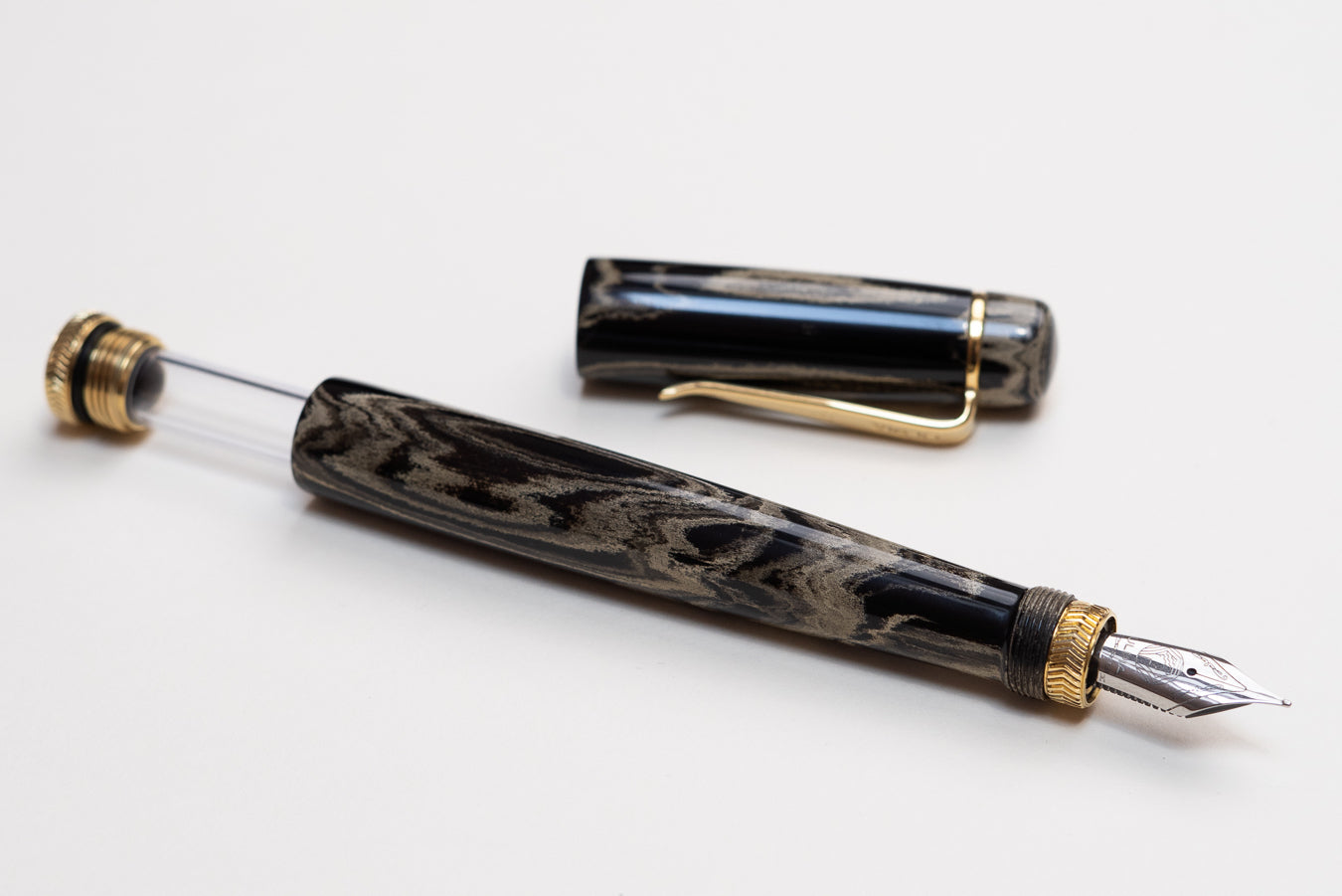 Ulpia Párix Premium Ebonite Fountain Pen - Handcrafted Desert Brown Ink Writing Instrument for Calligraphy & Letter Writing - Perfect Gift for Writers & Professionals