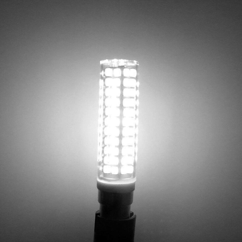 Dimmable E11 LED Bulbs 10W (100W Halogen Equivalent) - 110V Cool White 6000K Corn Light Bulbs with JD T4 E11 Mini Candelabra Base - 136 LED 2835 SMD - 3 Pack - Perfect for Chandeliers, Ceiling Fans & Decorative Lighting