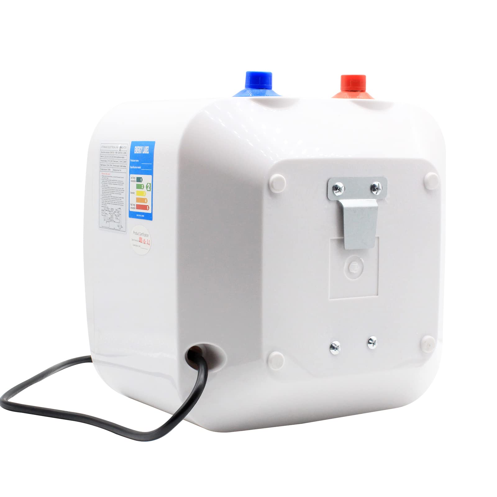 2.5 Gallon Under Sink Instant Hot Water Heater - 110V 1500W Mini Tank Water Heater for Kitchen, Bathroom & Office - Compact Point of Use Electric Water Heater with Fast Heating - Perfect for Coffee, Tea, Washing Dishes & Hand Washing