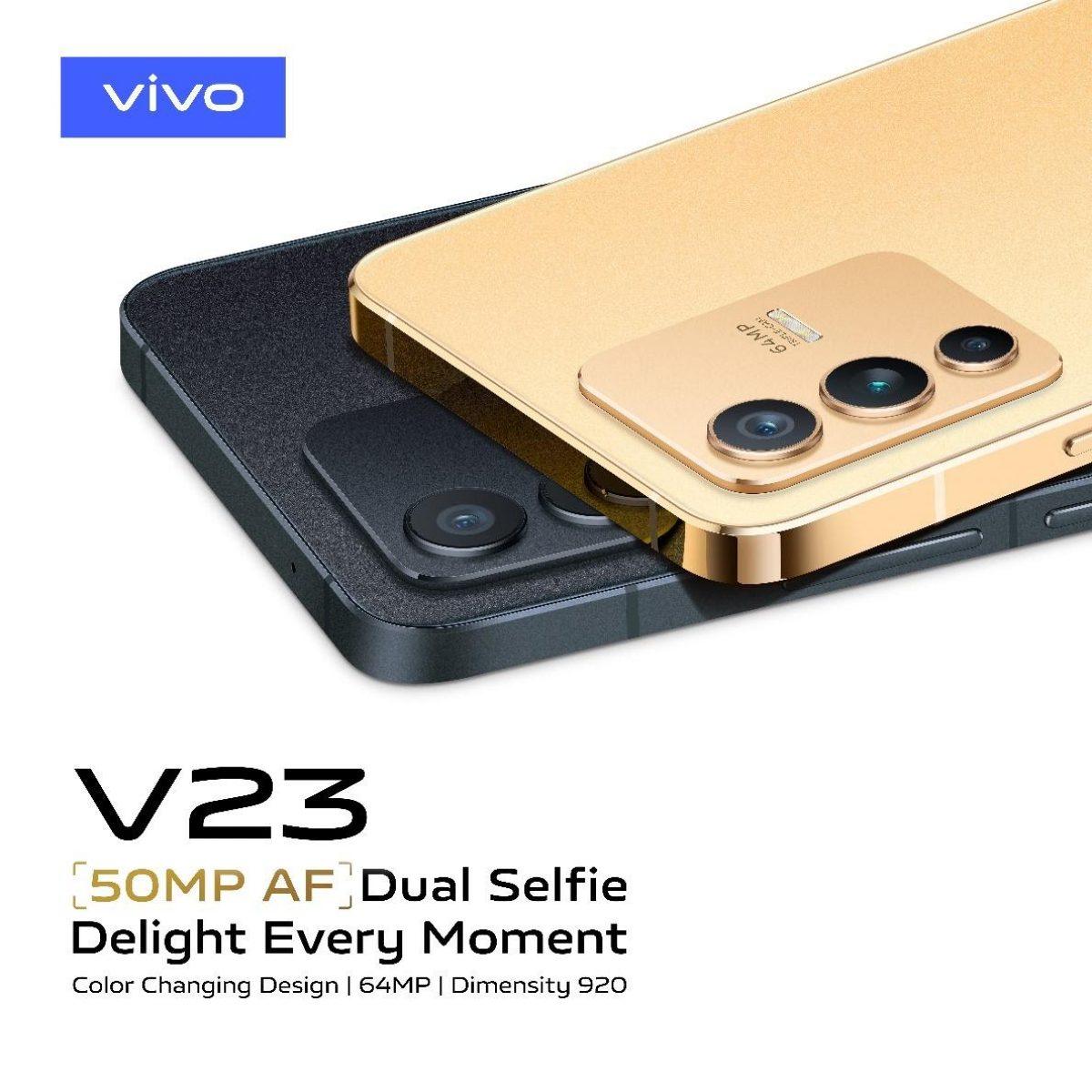 Vivo V23 5G Smartphone (8GB RAM + 128GB Storage) - 6.44