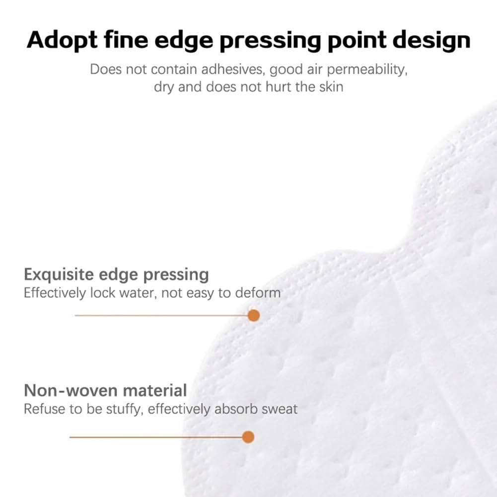 Disposable Underarm Sweat Pads - 100PCS Invisible Armpit Guards for Clothing, Comfortable & Odorless Dress Shields - Perfect for Business Attire, Formal Wear & Active Lifestyle