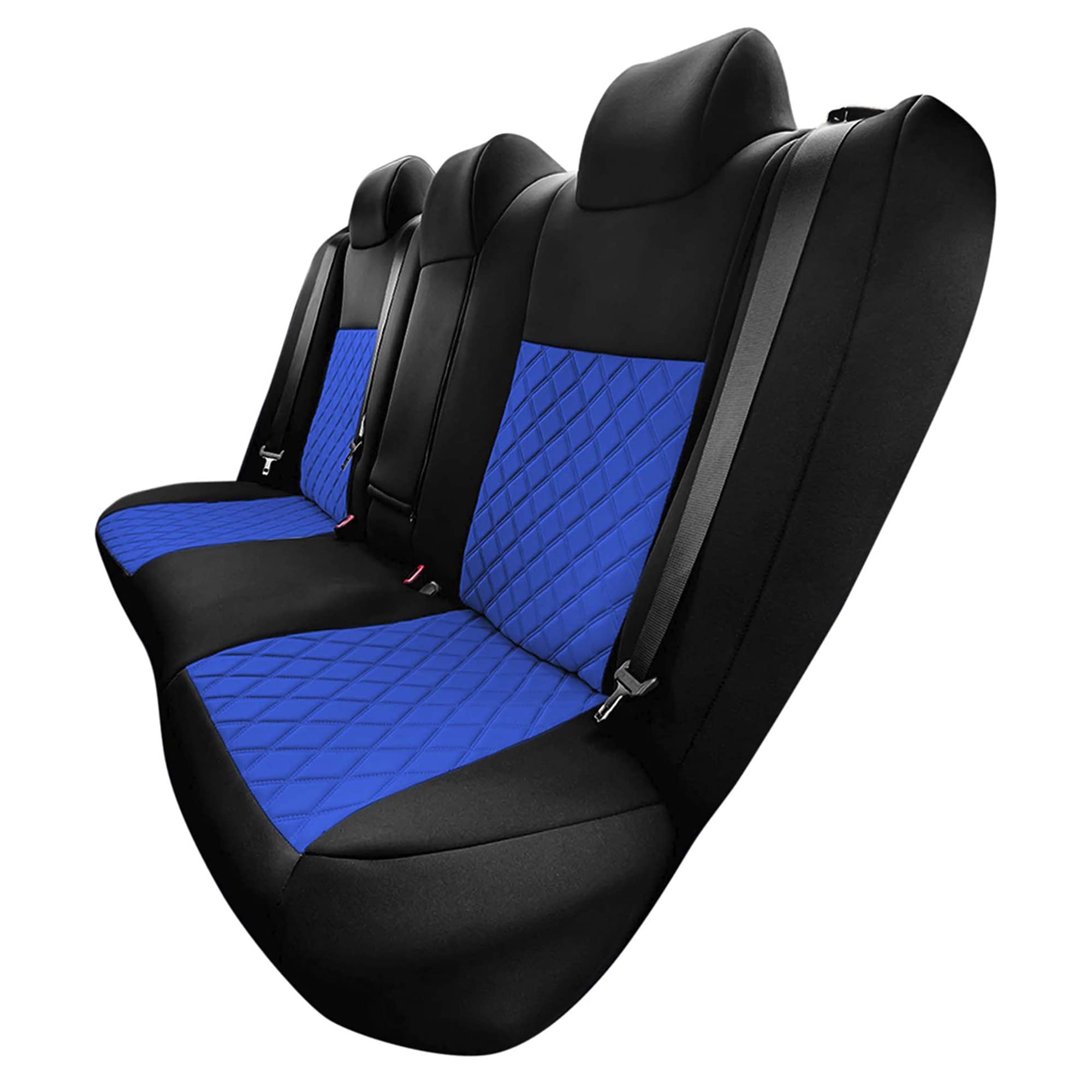 Custom Fit Neoprene Seat Covers for Toyota Camry LE/SE/XSE/XLE 2012-2017 - Waterproof Blue Rear Seat Covers | Durable Interior Accessories | Perfect for Road Trips, Daily Commutes & Pet Protection