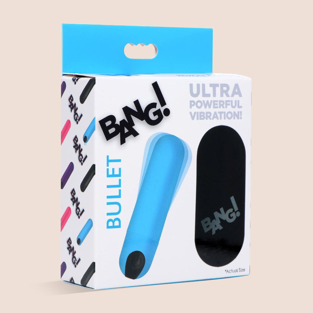 Bang! Powerful Rechargeable Vibrating Bullet with Wireless Remote Control - Perfect for Couples, Solo Play & Sensual Massage