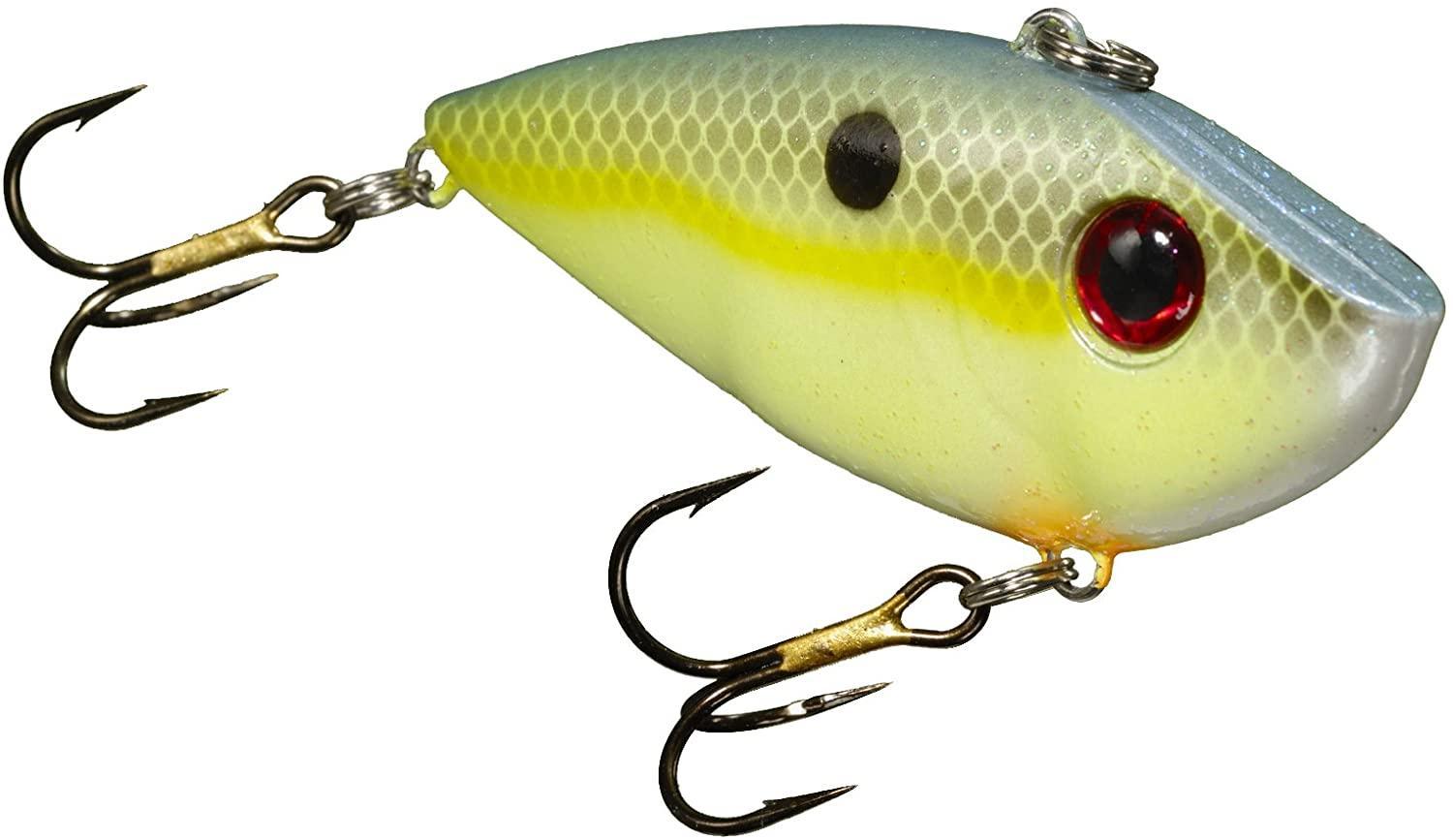 Strike King Red Eyed Shad 1/2oz Lipless Crankbaits - Premium Fishing Lures for Bass, Walleye & Pike | Perfect for Freshwater Lakes, Rivers & Ponds