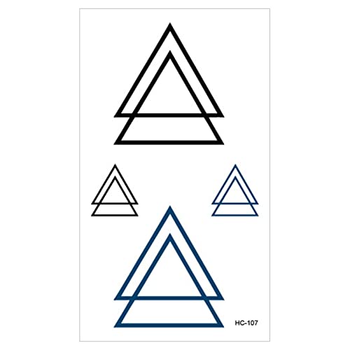 Waterproof Sweat-Resistant Temporary Tattoo Stickers for Men and Women - Small Fresh Design, Neck & Finger Transfer Gel Tattoos - Perfect for Parties, Festivals, and Costume Events