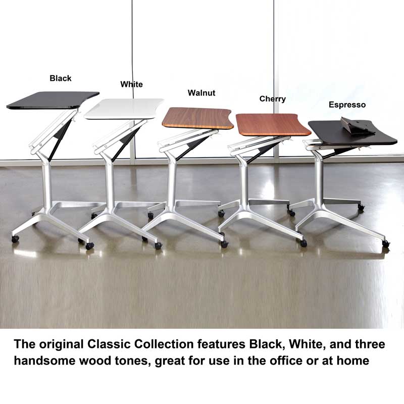 Adjustable Height WorkPad Sit Stand Computer Desk - Ergonomic Home Office Desk for Laptop & PC Work, Perfect for Small Spaces & Remote Work