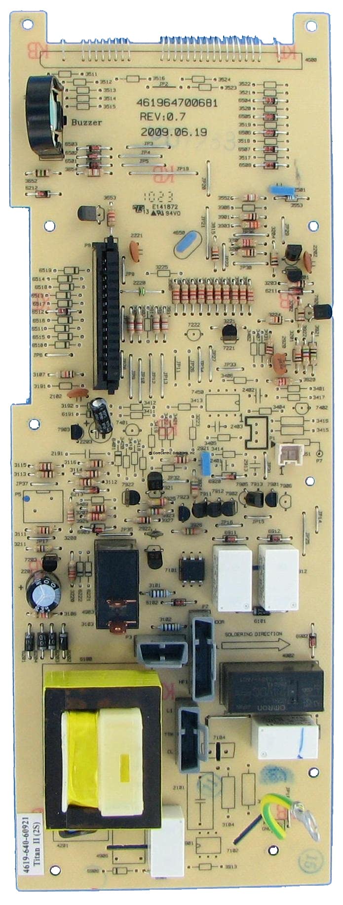 CoreCentric Remanufactured Microwave Control Board Replacement for Whirlpool W10211457 / WPW10211457 - Compatible with Whirlpool Microwaves - Perfect for DIY Repairs & Home Appliance Maintenance