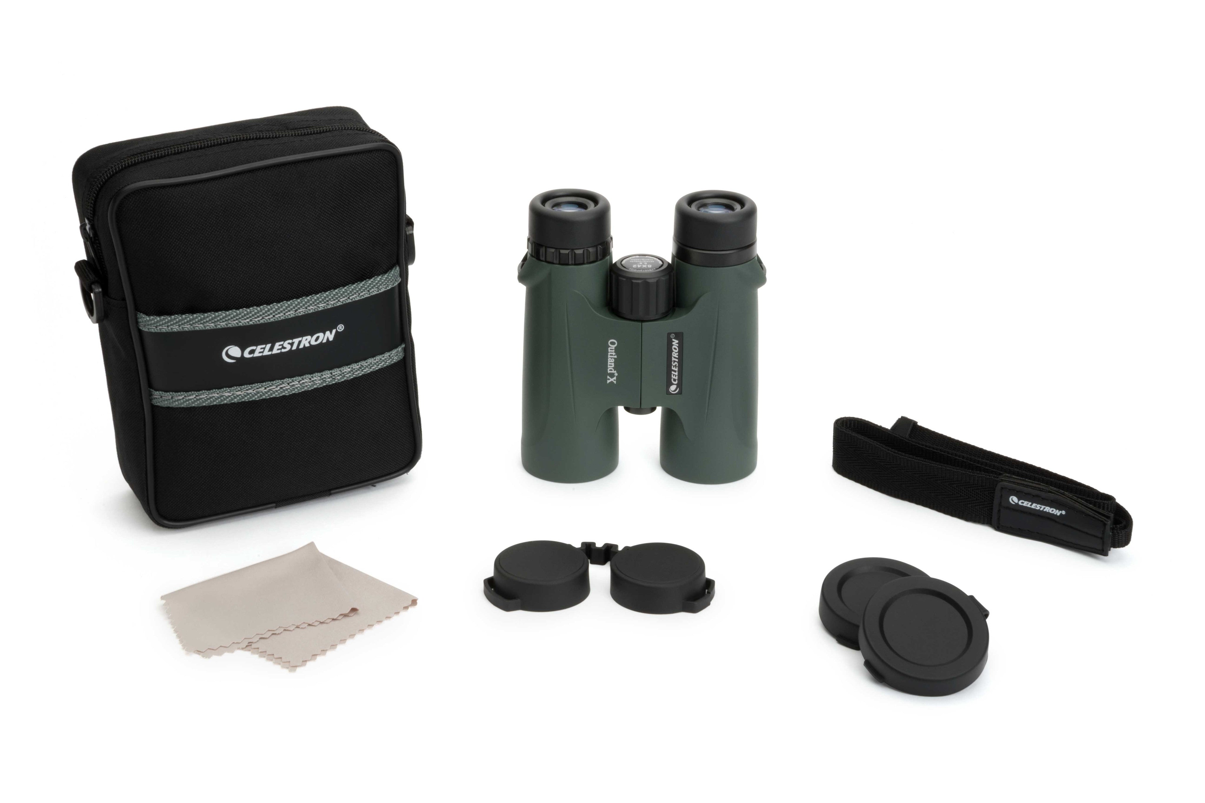 Outland X 8x42mm Roof Prism Binoculars - Green Lens for Bird Watching, Hunting & Outdoor Adventures | High Definition Optics, Waterproof & Fog Proof
