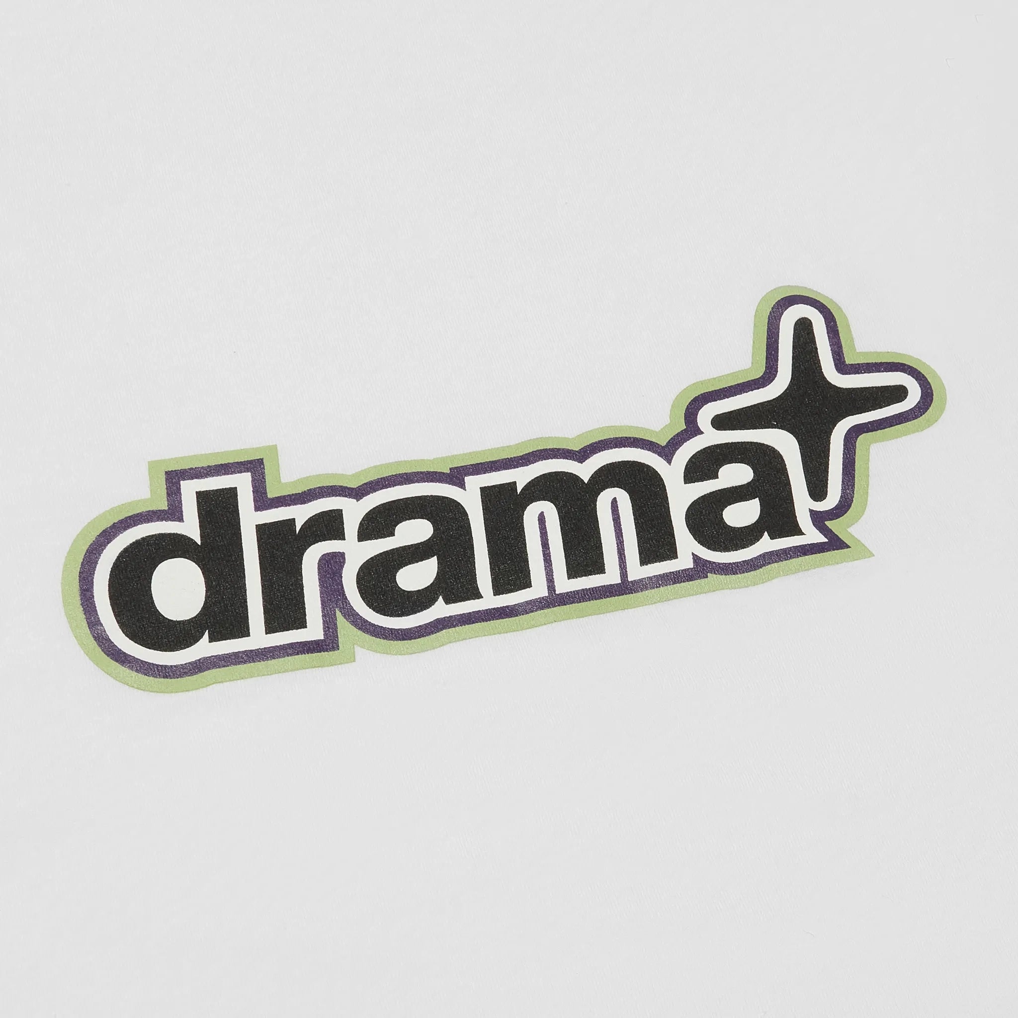 1Star White Green Purple Drama Call T-Shirt - Funny Graphic Tee for Casual Wear, Cosplay & Theatrical Performances