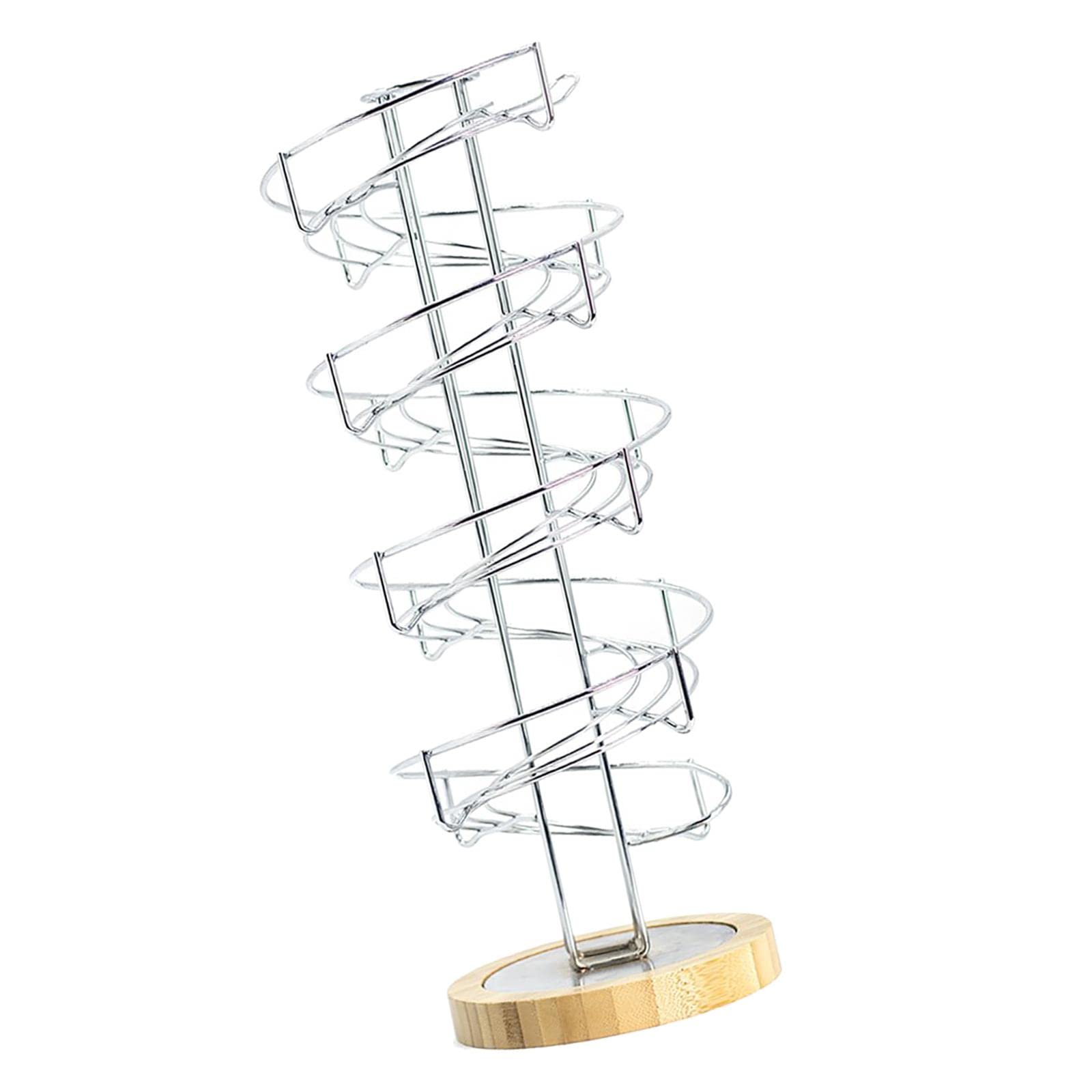 Baoblaze 360° Rotating Coffee Capsule Organizer - Multi-Functional Coffee Pod Storage Rack (14.5x14.5x41cm) for Keurig, Nespresso & Dolce Gusto - Perfect for Kitchen Countertops & Office Break Rooms