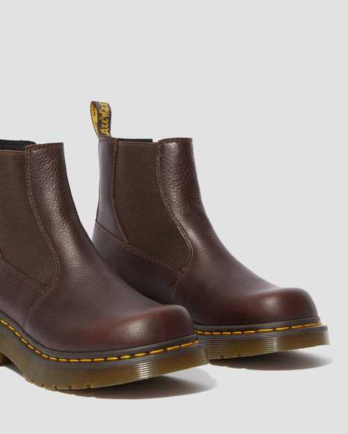 Stylish Brown Oats Harvest Heeled Chelsea Boots for Women - Waterproof Ankle Boots for Fall & Winter Fashion, Outdoor Walking & Casual Wear