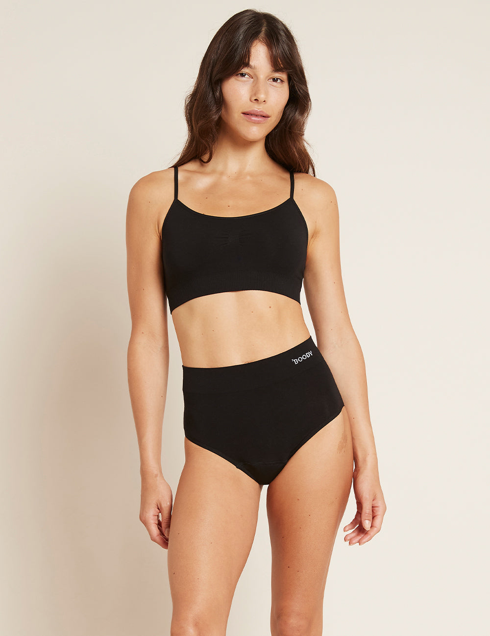 Leak-Proof Period Underwear for Women - Full Briefs for Moderate to Heavy Flow - Black - Comfortable & Reusable for Overnight Protection & Active Lifestyles