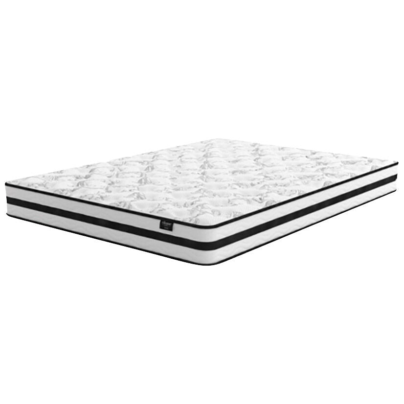Ashley Chime 8 Inch Innerspring Mattress - Medium Firm Support for Back Pain Relief, Queen Size Bed Mattress for Side Sleepers & Couples - Perfect for Guest Rooms, Dorms & Apartments