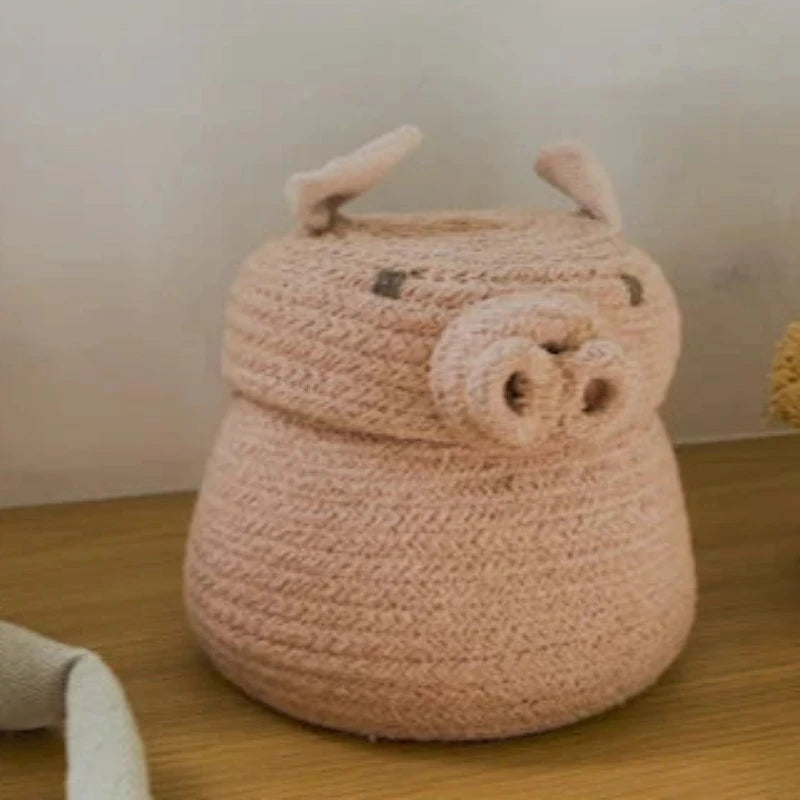 Stylish Decorative Animal Baskets for Home Storage & Organization - Perfect for Nursery, Bathroom, and Living Room Decor