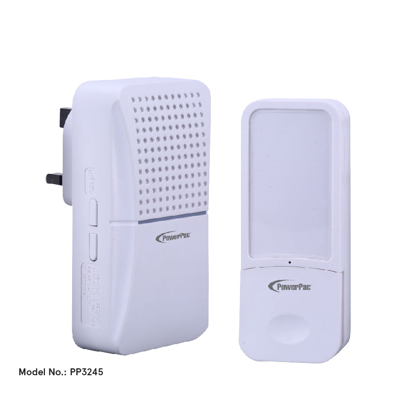 Wireless Doorbell Waterproof - No Battery Required, Easy Installation, Long Range (PP3245) - Perfect for Home, Office, and Outdoor Security