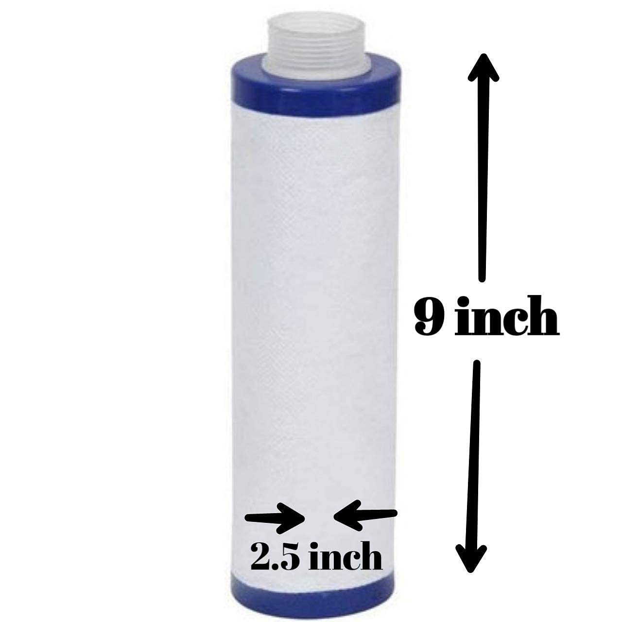 Filox 9 Inch MLT Sediment Water Filter Cartridge - 4 Pack for All Water Purifiers | Removes Iron, Manganese & Impurities | Ideal for Home, RV & Well Water Filtration Systems