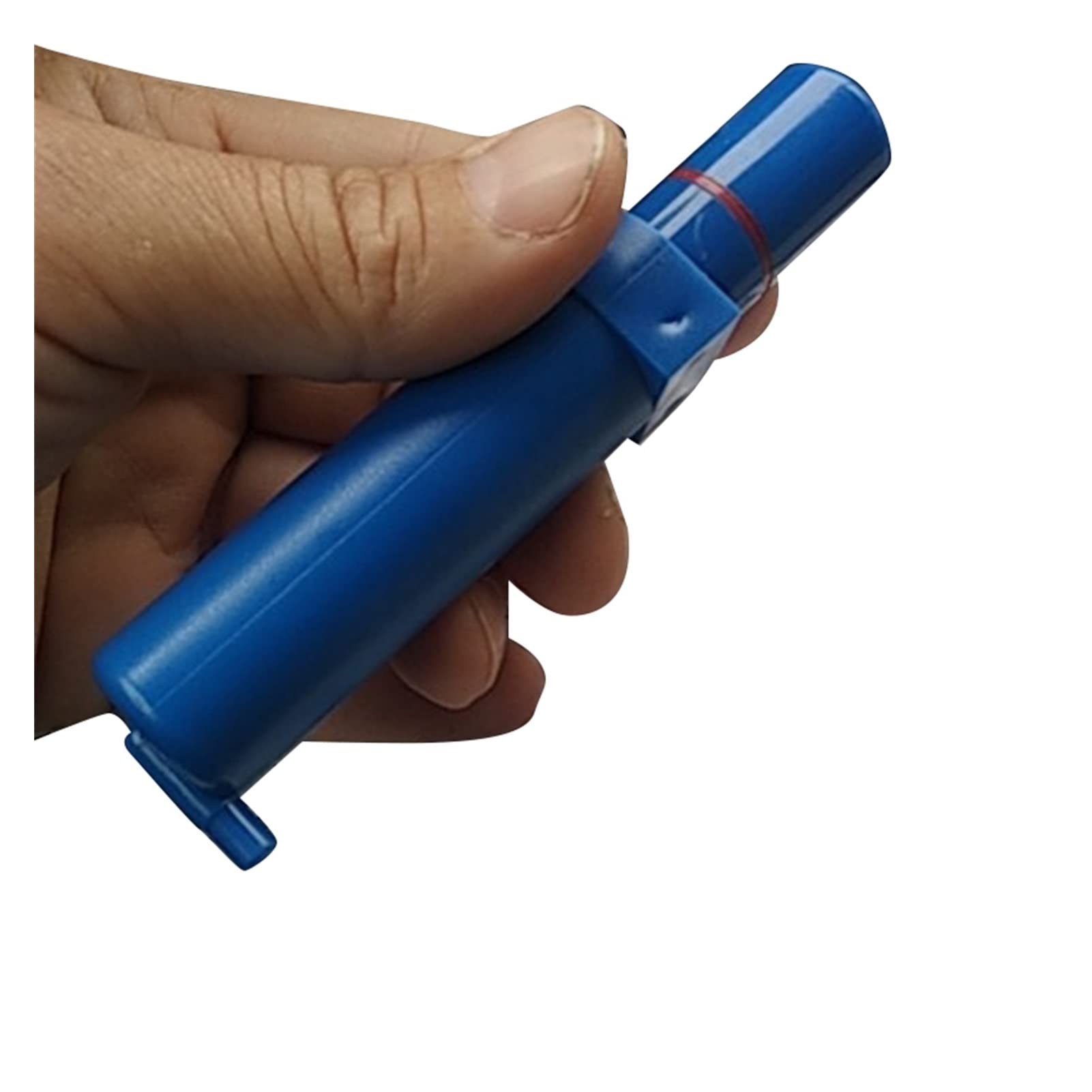 JUSTHENGGUANG M6 Threaded Hand Vacuum Pump Switch for Glass Suction Cups - Blue Replacement Tool Accessory for Window Installation, Glass Handling & DIY Projects