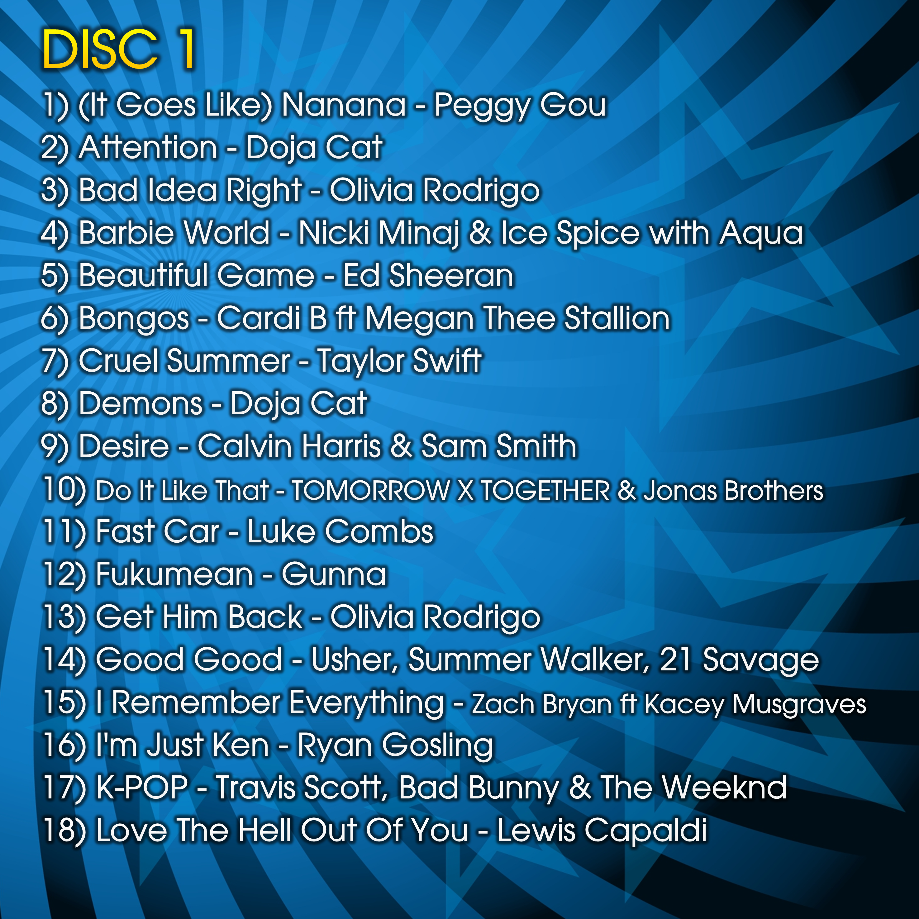 Mr Entertainer Karaoke Chart Hits Update Autumn 2023 - Latest Popular Songs for Home Parties & Entertainment