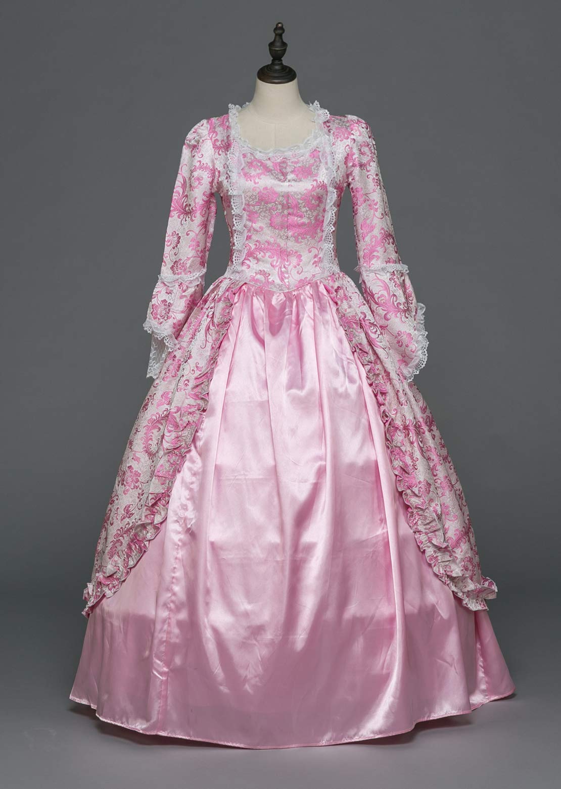 18th Century Rococo Ball Gown - Elegant Masquerade Dress for Women | Vintage Costume Party, Historical Reenactment, Cosplay & Themed Events