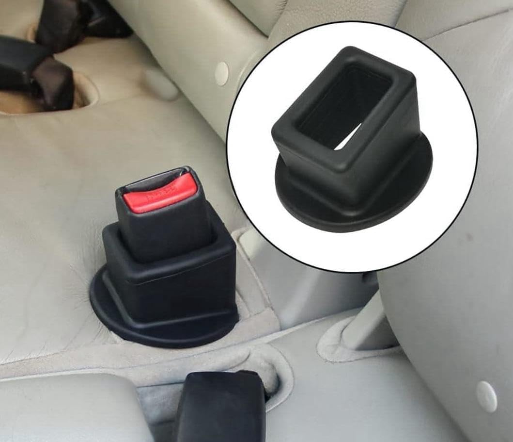 2 Pack Seat Belt Buckle Holder & Booster Extension Kit - Durable Car Accessories for Comfort & Safety | Perfect for Kids, Pets, and Travel Accessories