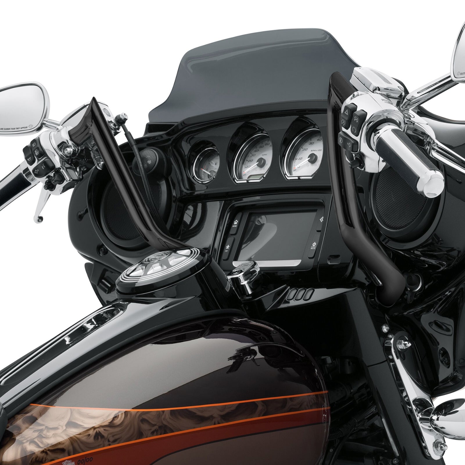 2014-2023 Harley-Davidson Street Glide FLHX Motorcycle with Batwing Fairing - Black 12