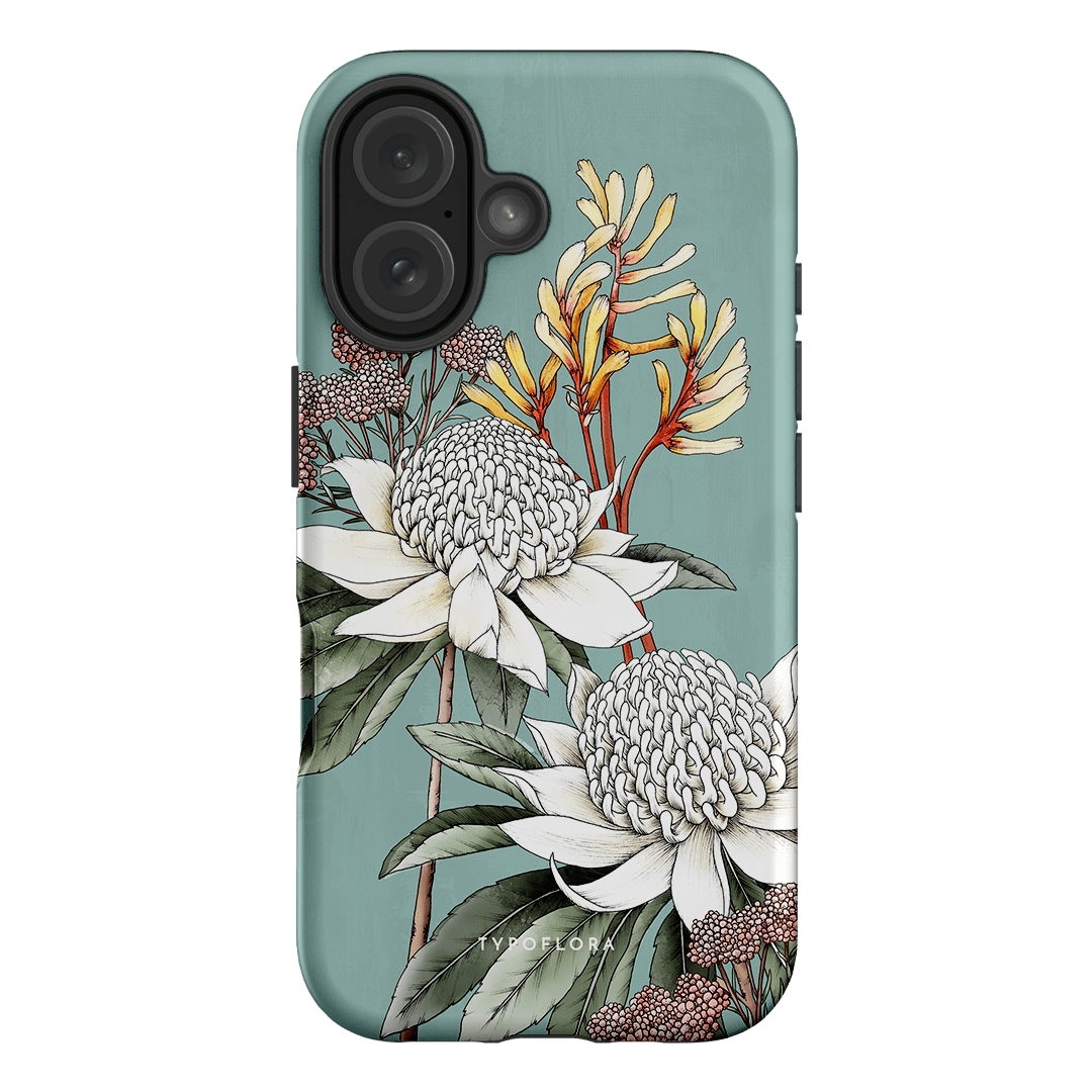 Premium Waratah Flower Design Phone Case - Shockproof & Slim Fit for iPhone & Samsung - Perfect for Outdoor Adventures & Daily Protection