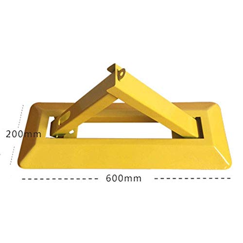 Manual Parking Locks & Movable Road Barriers - Heavy Duty Parking Bollards for Driveways, Garages & Traffic Control | Durable Lane Stops for Security & Safety