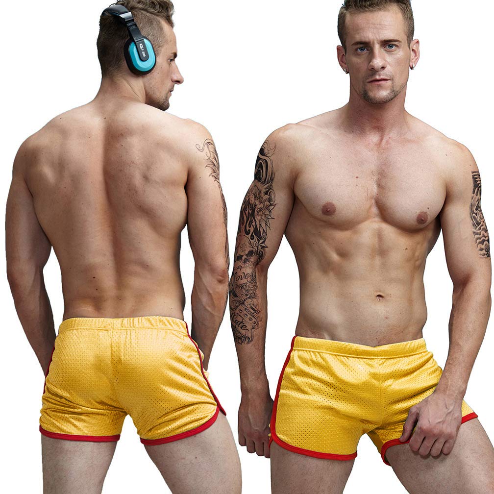 **AIMPACT Men's Running Shorts - Breathable Workout Gym Shorts for Men, Sexy Booty Shorts - Perfect for Jogging, Training & Fitness**