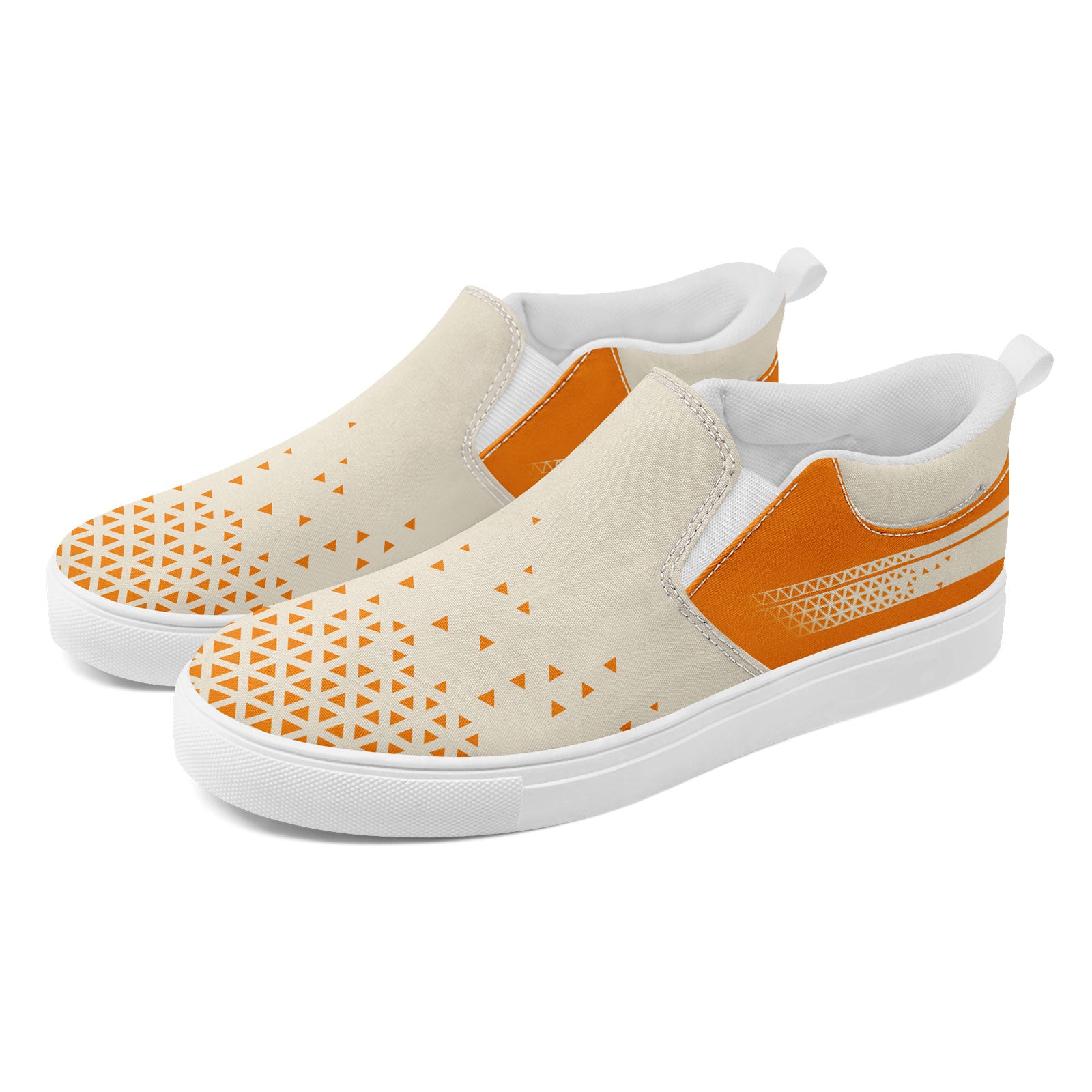 Custom Personalized Slip-On Canvas Sneakers - Handmade Casual Shoes for Men & Women (FN071 E023042) - Perfect for Streetwear, Casual Outings & Gift Giving