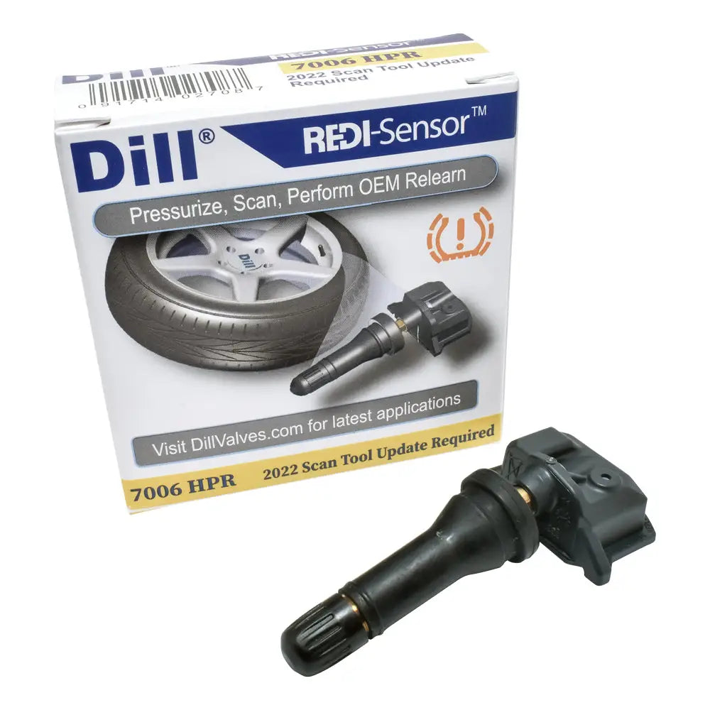 Dill 7006HPR Redi Sensor 315 Mhz TPMS Sensor - Rubber/Snap-in Valve Stem - Compatible with Cars, Trucks & SUVs - Easy Installation for Tire Pressure Monitoring System (TPMS)
