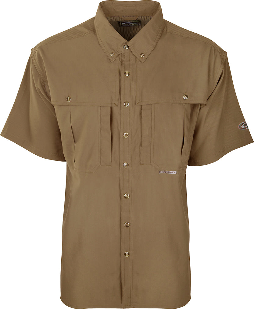 Lightweight Youth Short Sleeve Wingshooter Shirt for Hunting & Outdoor Activities - Breathable Performance Top for Young Shooters