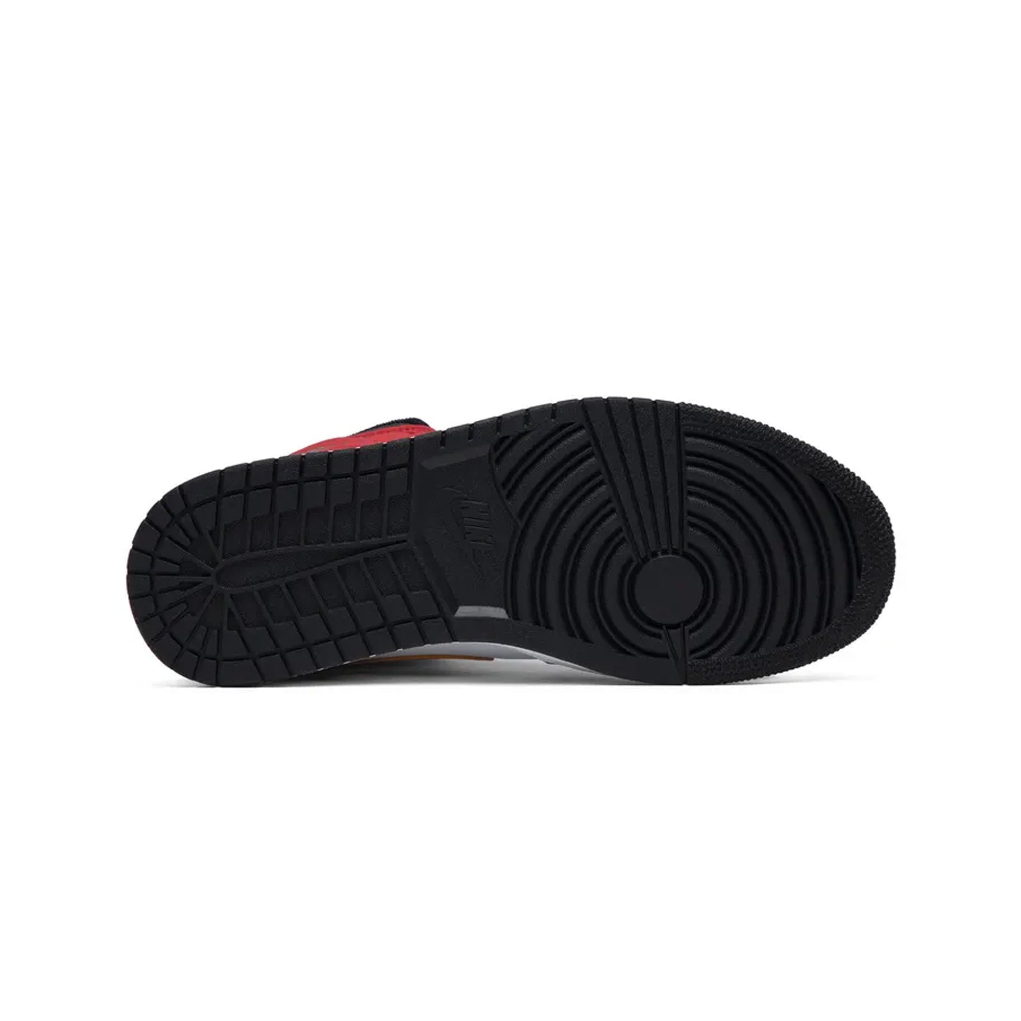 Air Jordan 1 Mid 'Bred Multi-Color' Basketball Shoes - Men's High-Top Sneakers for Streetwear & Casual Style | Perfect for Basketball, Gym & Everyday Wear