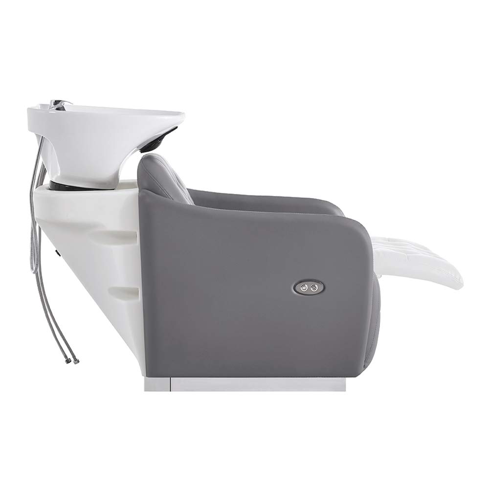 Dir Shampoo Backwash Station - Professional Hair Salon Shampooing Unit with Adjustable Headrest & Comfortable Design - Perfect for Salons, Spas & Home Hair Care